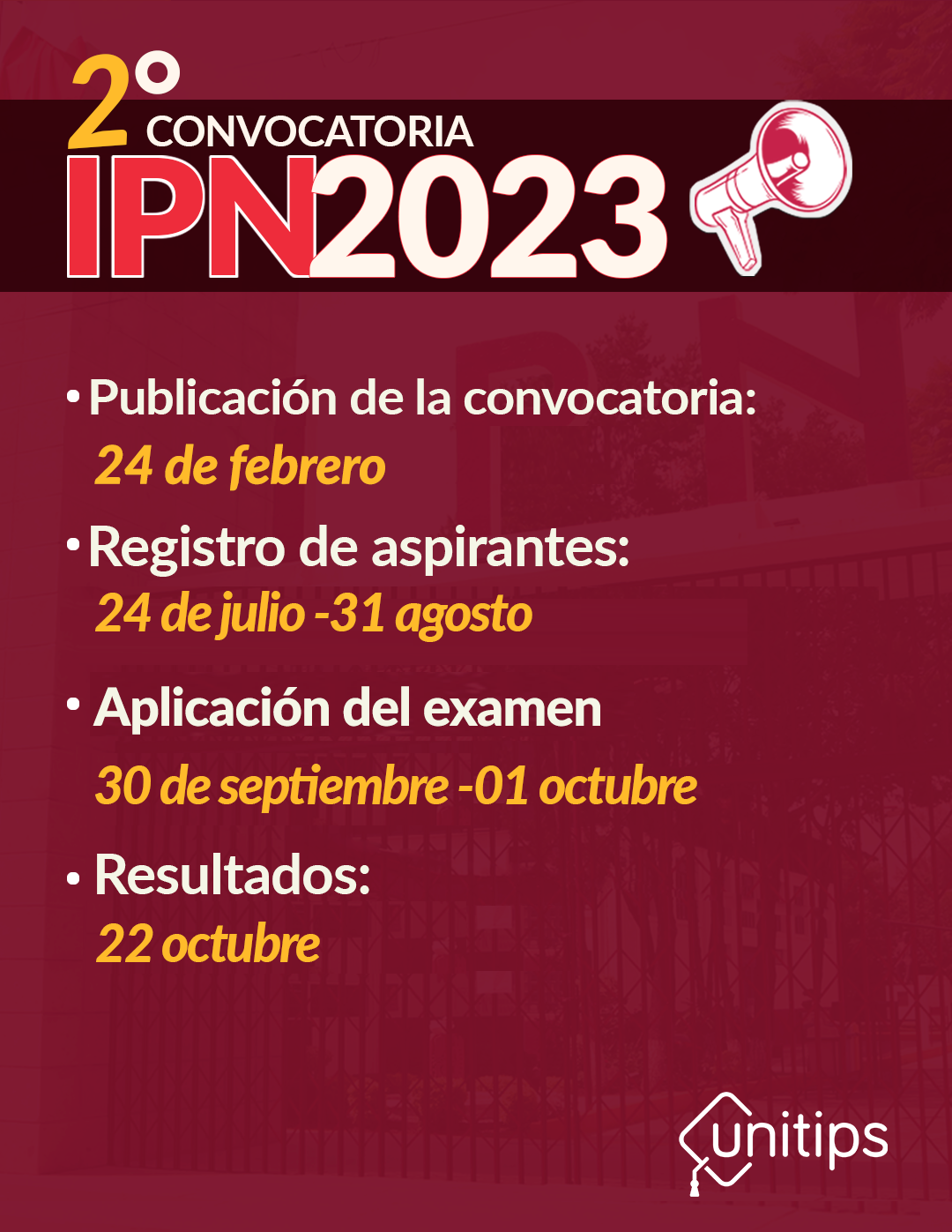 Convocatoria IPN 2023