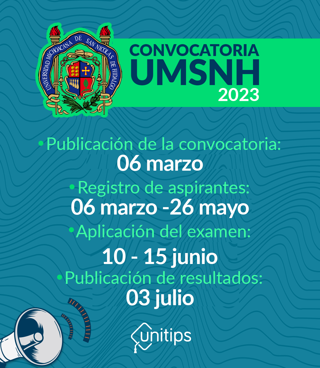 Convocatoria UMSNH 2023