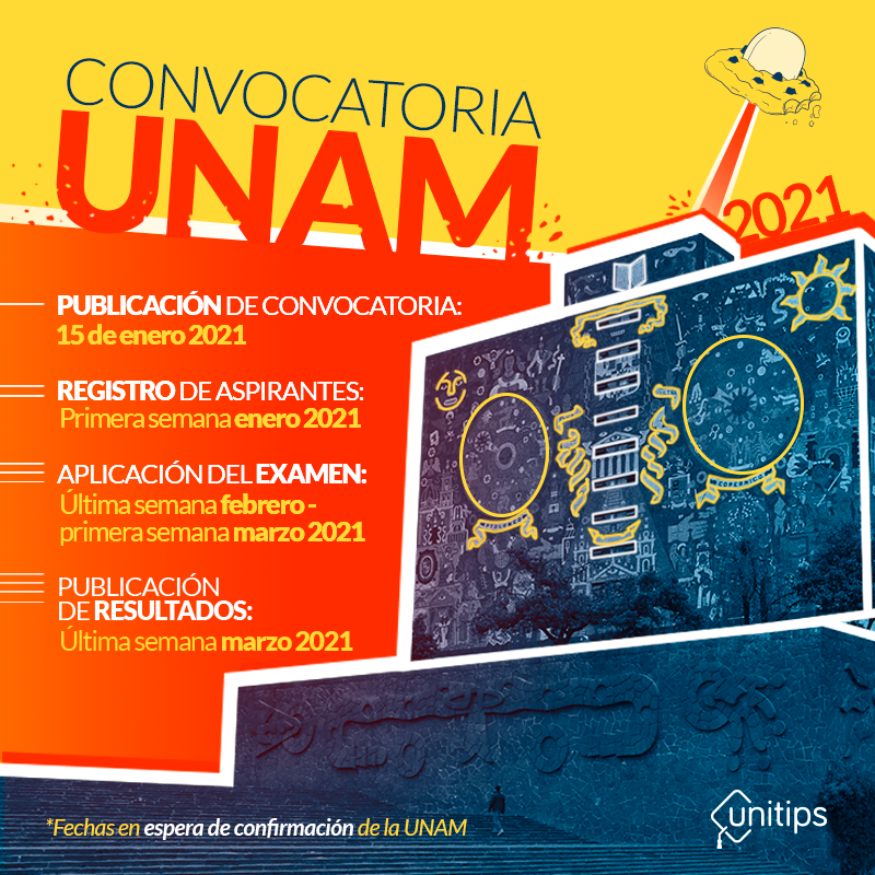 Primera Convocatoria UNAM Febrero 2021