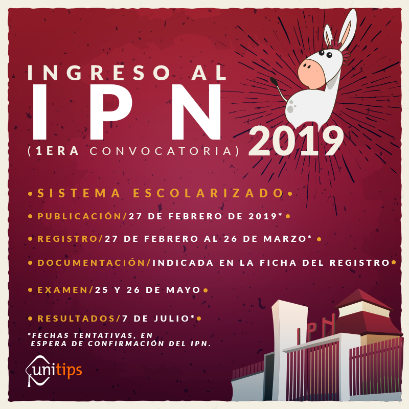 Primera convocatoria IPN 2019