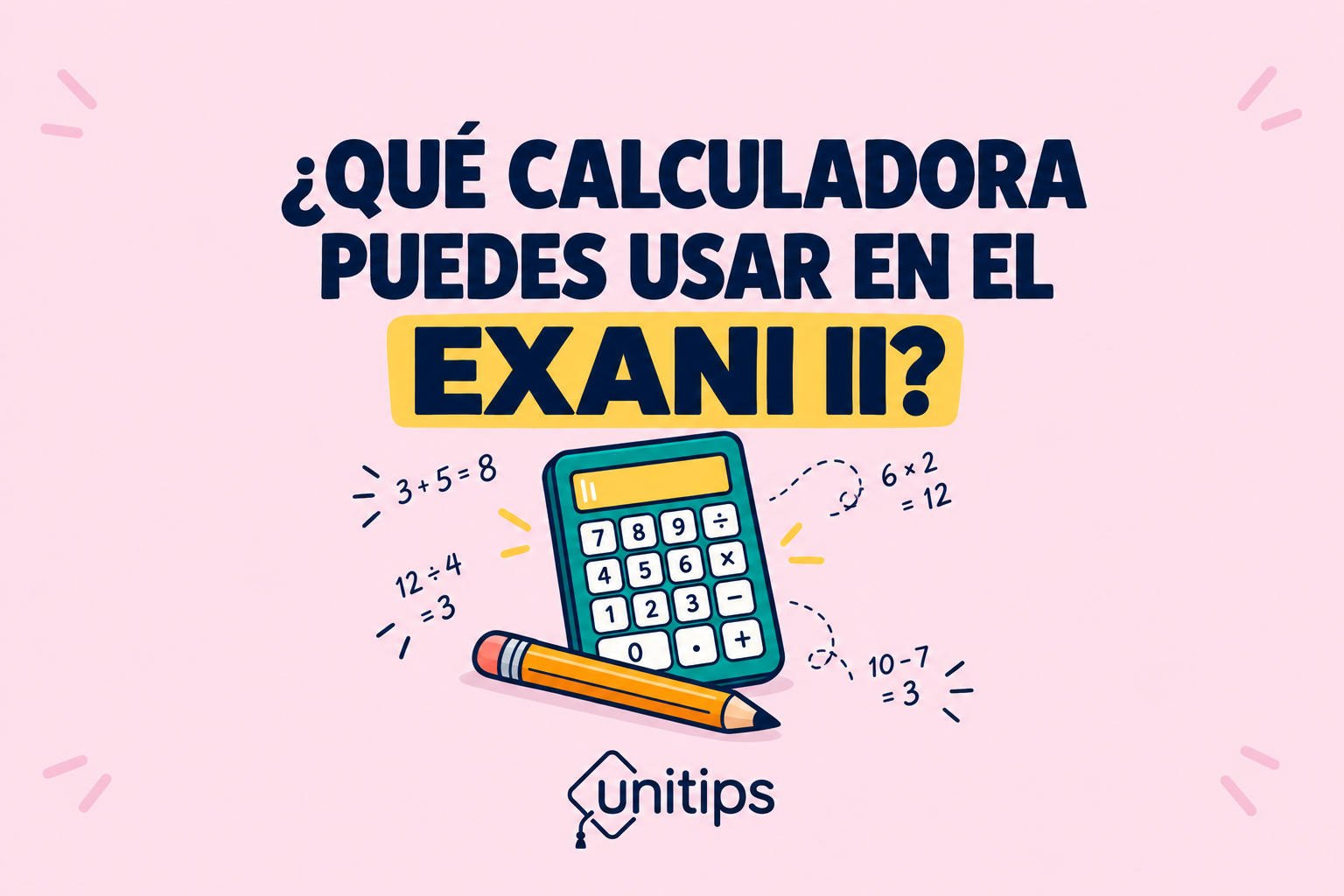 Calculadora con funciones básicas para el EXANI II